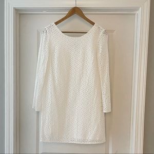 White Eyelet Dress